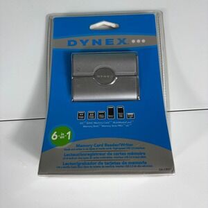 Dynex 6-in-1 USB 2.0 Memory Card‎ Reader Writer SD SDHC MS xD CF